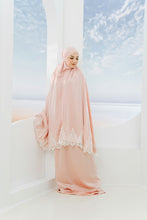 Load image into Gallery viewer, [LUXE SATIN 2.0] Pink with Off White
