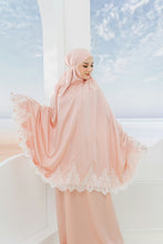 Load image into Gallery viewer, [LUXE SATIN 2.0] Pink with Off White
