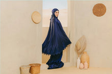 Load image into Gallery viewer, [LUXE SATIN 2.0] Navy with Navy (with Lycra Awning)

