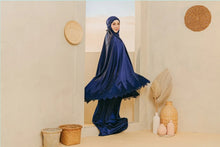 Load image into Gallery viewer, [LUXE SATIN 2.0] Navy with Navy (with Lycra Awning)
